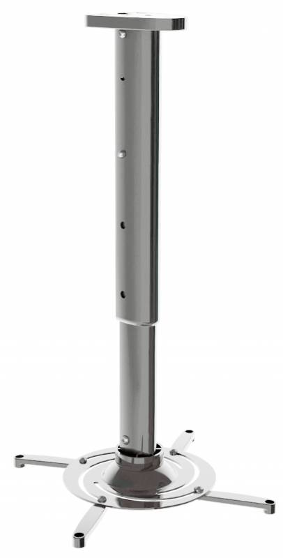 Cactus CS-VM-PR05L-AL серебристый Кронштейн для проектора макс.10кг настенный и потолочный поворот 