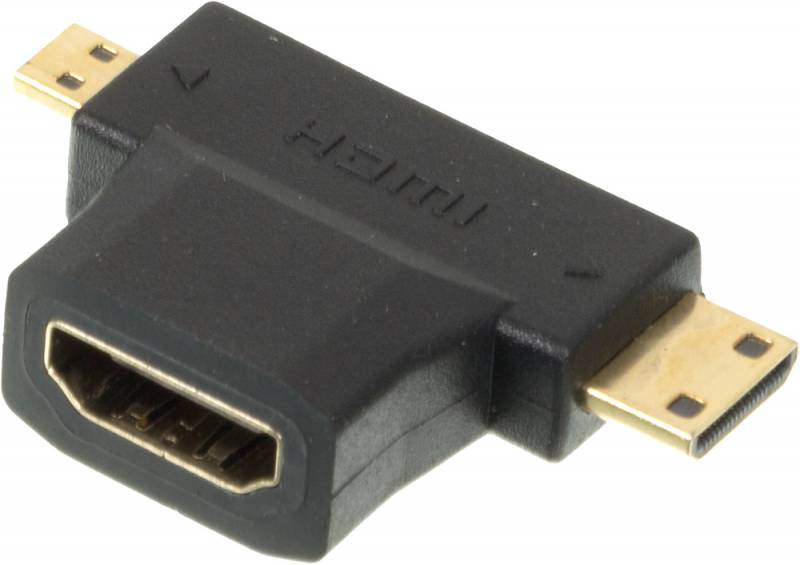  - HDMI (f)/Micro HDMI (m)/Mini HDMI (m)  (+ Mini HDMI (Male))