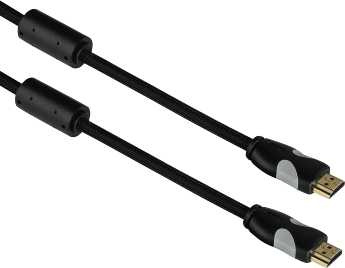 Кабель аудио-видео Thomson High Speed HDMI (m)/HDMI (m) 5м. феррит.кольца Позолоченные контакты черн