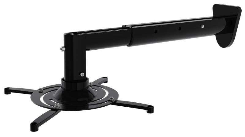 Кронштейн для проектора Cactus CS-VM-PR05BL-BK черный макс.23кг настенный и потолочный поворот и нак