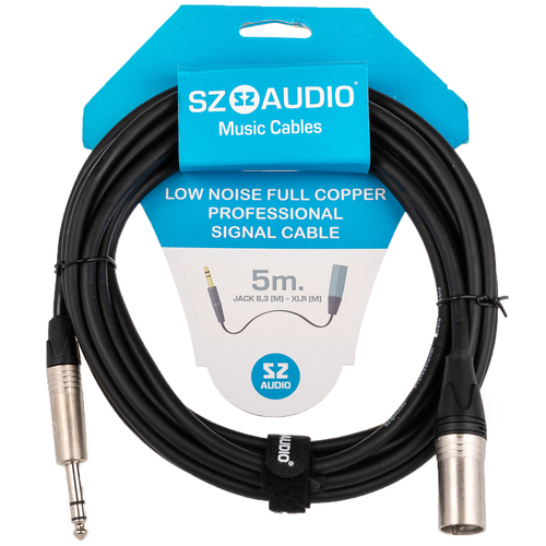 Аудио кабель SZ-Audio Jack 6,3 - XLR 5m